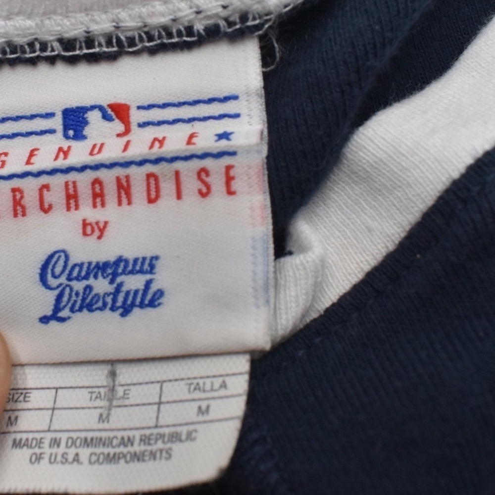 Campus Lifestyle New York Yankees Ringer T-Shirt Womens M Navy MLB 1903 - Picture 7 of 10
